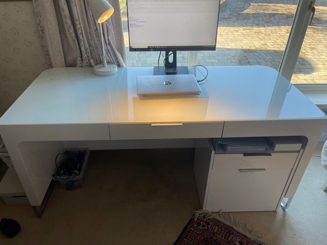 Ligne Roset Hyannis Port Designer Desk & Matching Cabinet