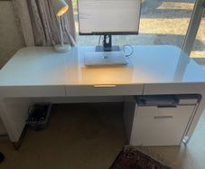 Ligne Roset Hyannis Port Designer Desk & Matching Cabinet