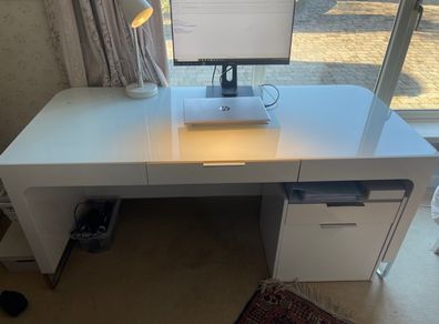 Ligne Roset Hyannis Port Designer Desk & Matching Cabinet