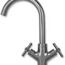 Stainless Steel Kitchen Sink Basin & Victoria Tap, Reversible, 105cm x 18cm x 50cm Image 7