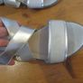 Flat silver and grey      size 7 Image 2