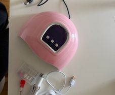 nails set for gel (lamp and shaper)