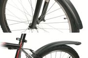 Zefal Classic Mudguard Set Front and rear MTB mudguard will Suit 26" and 27.5" inch Mountain bike.