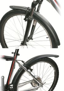 Zefal Classic Mudguard Set Front and rear MTB mudguard will Suit 26" and 27.5" inch Mountain bike.