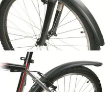 Zefal Classic Mudguard Set Front and rear MTB mudguard will Suit 26" and 27.5" inch Mountain bike.