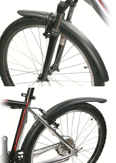 Zefal Classic Mudguard Set Front and rear MTB mudguard will Suit 26" and 27.5" inch Mountain bike.