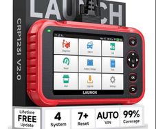 7 reset function LAUNCH CRP123X OBD2 Scanner for Engine Transmission ABS SRS Diagnostics with SAS Calibration/Throttle Reset/Oil Reset, Battery Test, Free Update