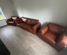 3 Piece Leather Suite