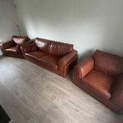 3 Piece Leather Suite