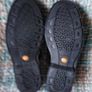 Clarks gortex black leather shoes size 10 Image 2