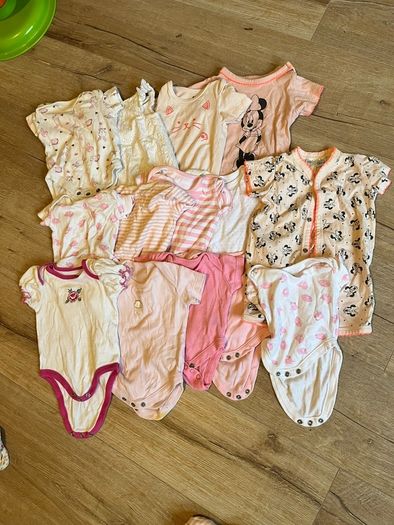 newborn and 0-3 months girls clothes over 100 items