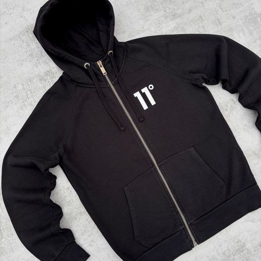 Black 11 Degrees Full Zip Hoodie