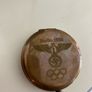 Solid Brass Push Button Compass Antique 3 Inch Nautical With Wooden Box Image 7