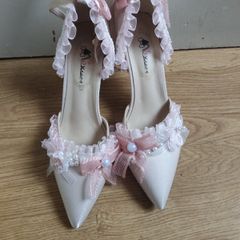 Pink Butterfly heels
