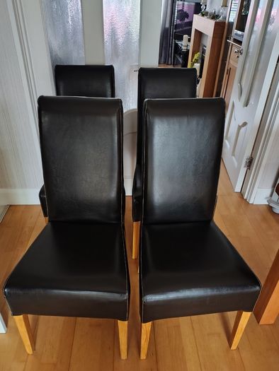 Leather kitchen Chair