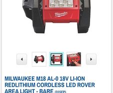 Milwaukee torch light