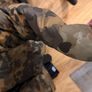 North Face Camo Nuptse 700 green black Image 3