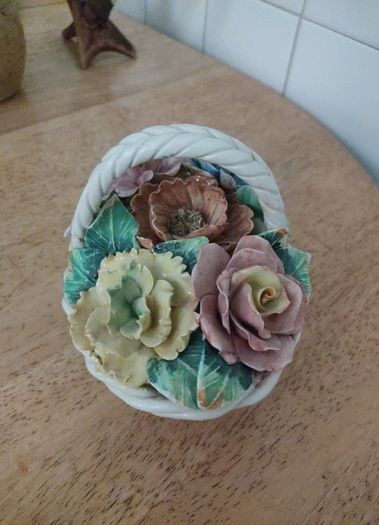 Ceramic Flower Basket