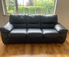 Black Leather Couch