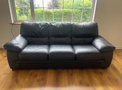 Black Leather Couch