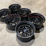 18" Inch Strom DS05 Drift Alloy Wheels 5x114.3 Nissan silvia skyline RX7 MX5 R32 R33 lexus IS200 Image 9