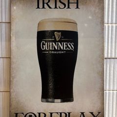 Guinness Tin Metal Sign