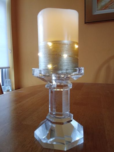 Cashel Crystal Candle Holder(PRICE DROP)