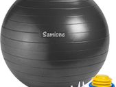 _Gymnastics Ball, Ultra-Thick Anti-burst Yoga Fitness Ball with Air Pump, 65cm Fitness Ball for Yoga Pilates, Gym Sport