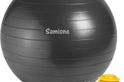 _Gymnastics Ball, Ultra-Thick Anti-burst Yoga Fitness Ball with Air Pump, 65cm Fitness Ball for Yoga Pilates, Gym Sport