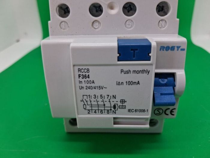 Postage - Circuit Breaker 100A 100mA 4P 230v - 400v