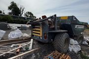 9 ton fire damaged dumper