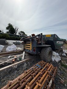 9 ton fire damaged dumper