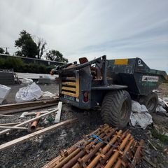 9 ton fire damaged dumper