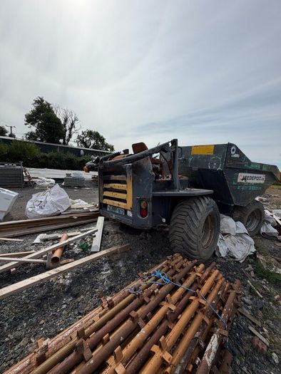 9 ton fire damaged dumper