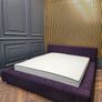 Modern king size bed, purple, bespoke furniture Image 3
