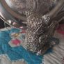 Silver Teddy Bear Ornament Image 5