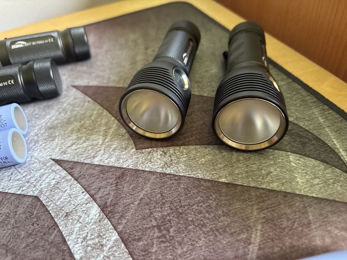 Two Zebralight Flashlights SC700Fd