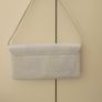 LK Bennett White and Ice blue lizard-effect leather clutch bag. Made in Italy. Image 2