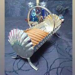 Silverplated Biscuit Basket