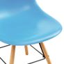 3 Piece Dining Set Plastic Blue Image 10