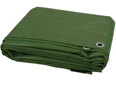 3 x 4 m Green Tarpaulin Waterproof Furniture Caravan Cover Sheet Multipurpose MULTIPLE SIZES AVAILABLE (FREE POSTAGE)