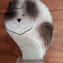 Studio Art Fused Glass Cat Image 3
