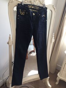 Stunning Deep Indigo Yes Yes Skinny Jeans small fitting