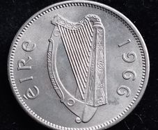Ireland - 1966 - Irish 6d - 6 Pence - Wolfhound - KM.13a - UNC - [2694]