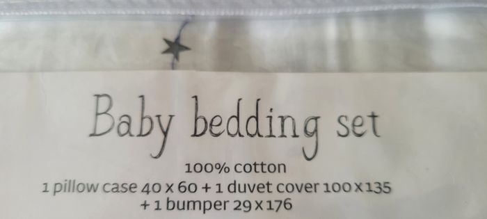 Baby bedding set. New