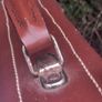 Stunning Hand Made Mid Century Irish Leather Satchel Image 9