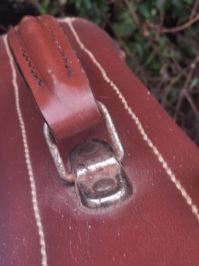 Stunning Hand Made Mid Century Irish Leather Satchel