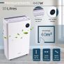 Premium 2-in-1 Dehumidifier 20L with Active Carbon Air Filter Smart LCD Touch Control For Damp Mould & Condensation Continuous Drain Option, Laundry Dry Mode, 24H Timer Energy Efficient by Ventilize Image 2
