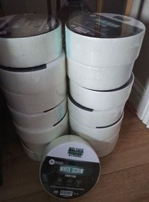 white scrim tape (15 tapes)