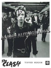 The Clash -Topper Headon Autograph